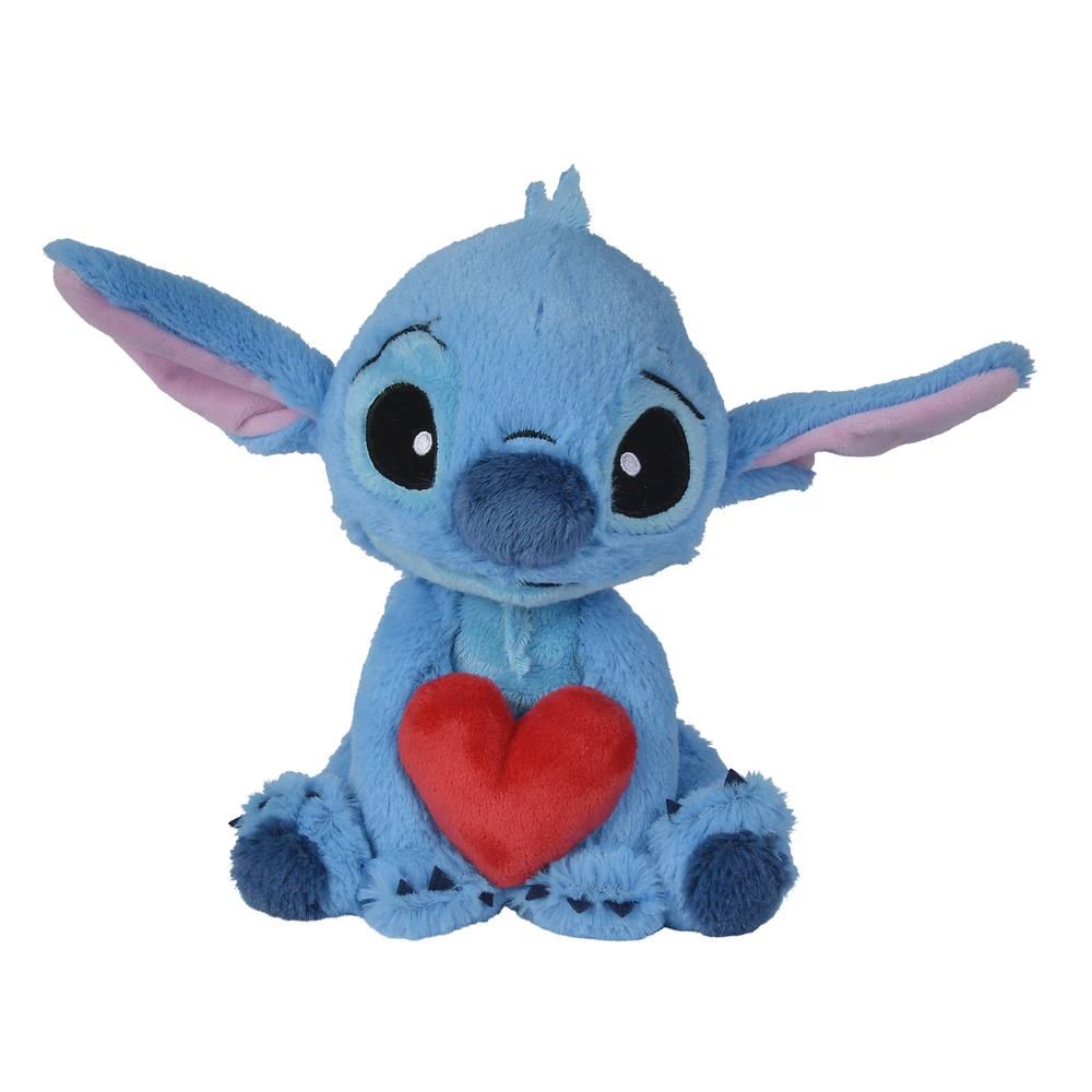 SIMBA Disney Stitch Knuffel Met Hart - 25 Cm 1 SIMBA Disney Stitch Knuffel Met Hart - 25 Cm