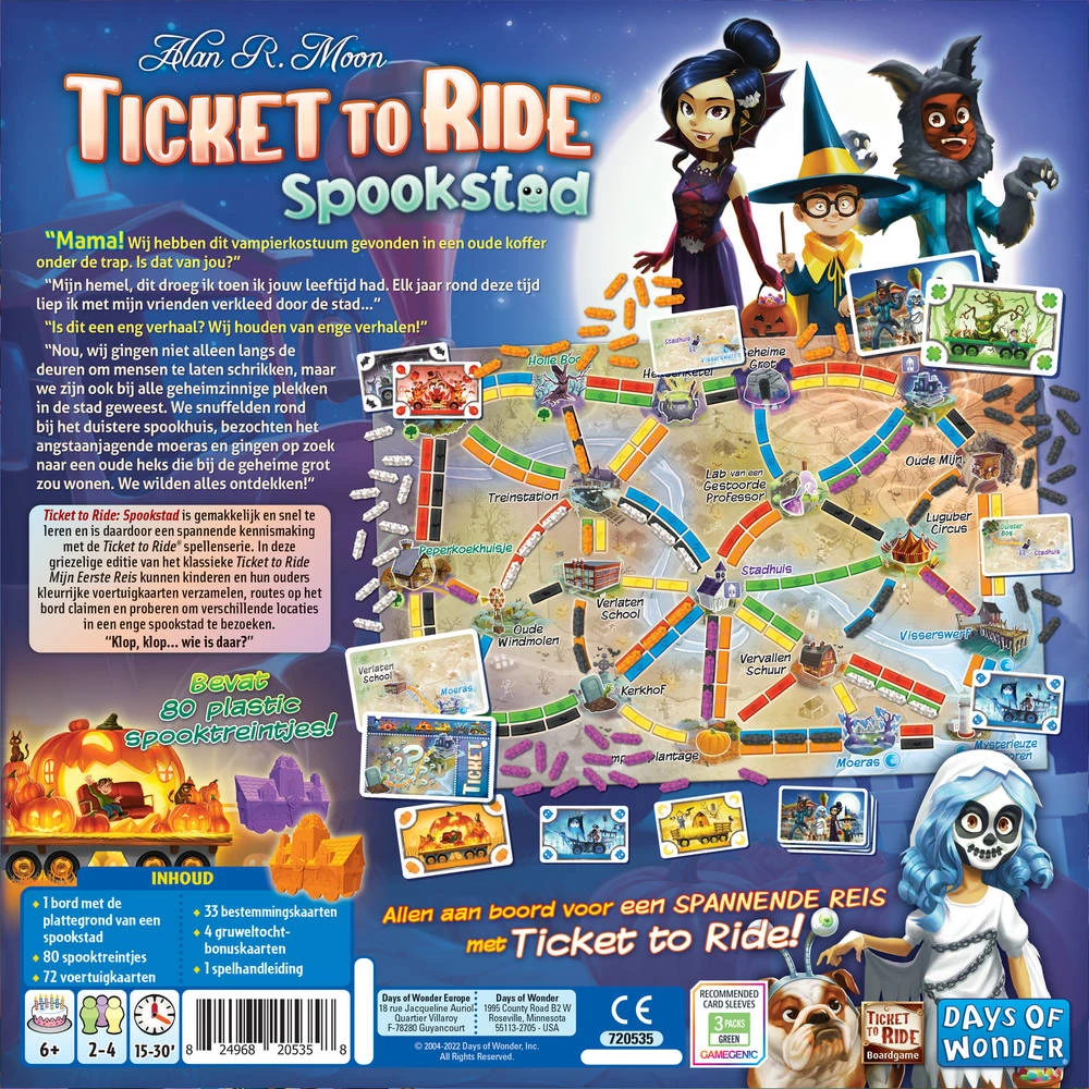 Days Of Wonder Ticket To Ride Spookstad 6 Days Of Wonder Ticket To Ride Spookstad - Afbeelding 6