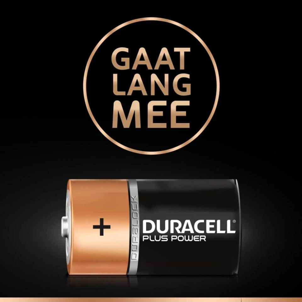 Duracell Plus Power D Alkaline Batterijen - 2 Stuks 3 Duracell Plus Power D Alkaline Batterijen - 2 Stuks - Afbeelding 3