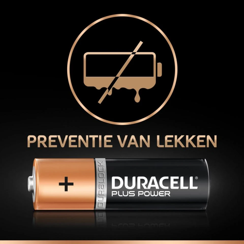 Duracell Plus Power AA Alkaline Batterijen - 4 Stuks 4 Duracell Plus Power AA Alkaline Batterijen - 4 Stuks - Afbeelding 4